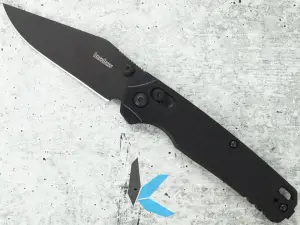 Kershaw 6106BLK Bel Air Clip Point, MagnaCut Black Blade, Black G10 Handle