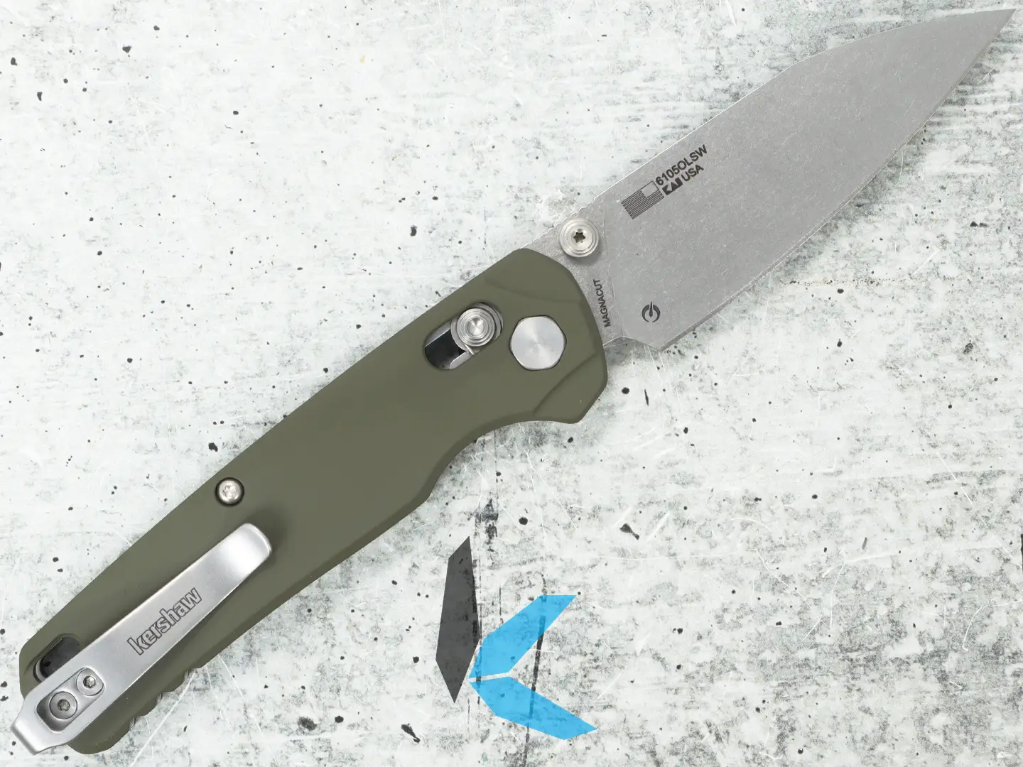 Kershaw 6105OLSW Bel Air Olive Stonewash - Image 2