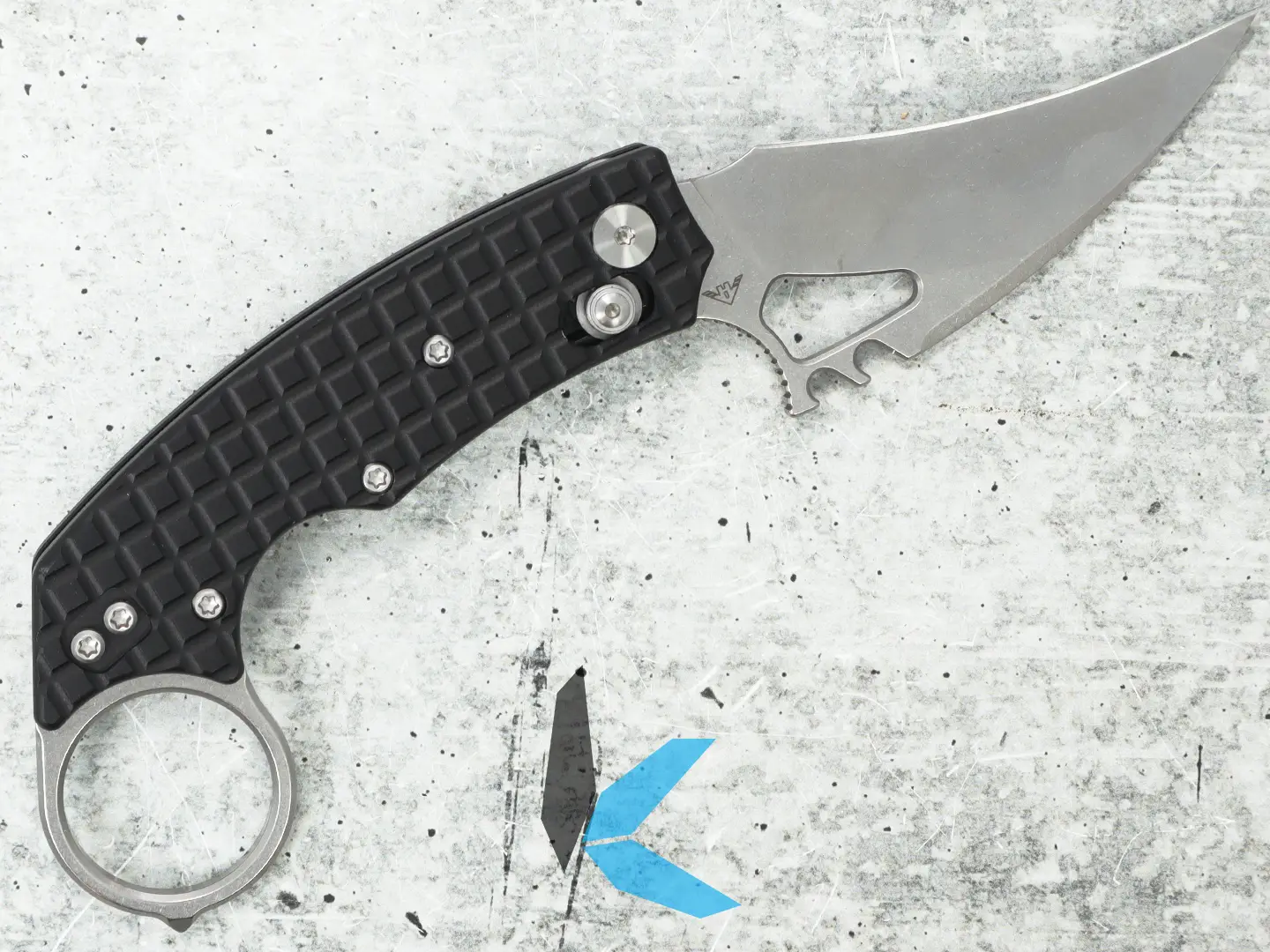 Used Ameight Knives Mk2 Folding Knife AME507WBK with Box - Image 3