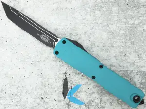 Microtech 11234-1CN Ultratech T/E Gen IV Cyan Std