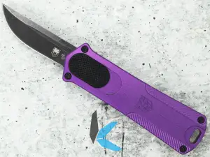 CobraTec Knives CALI952PURDNS California 952 OTF Purple