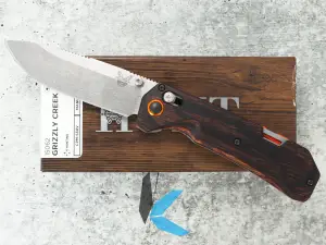 Used Benchmade 15062 Grizzly Creek with Box