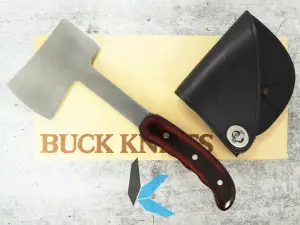 Used Buck Knives 106 Hatchet with Box and Sheath
