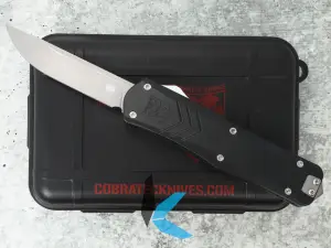 Used Cobratec MBLKFS-XGEN3DNS FS-X Gen III Medium Black Drop Point with Case