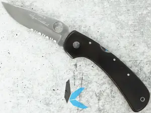 Used Spyderco C16PS Wayne Goddard Design, G2 Steel, Micarta Handles, no Box