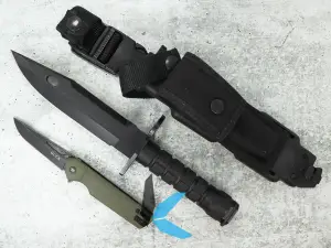 Used Buck Knives 188, M9 Phrobis III USA with Sheath and Extra Buck Knife