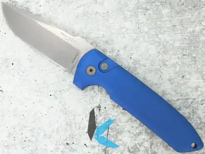 Protech LG3101-BLUE Rockeye Auto, Solid Blue Handle, SW Magnacut Blade