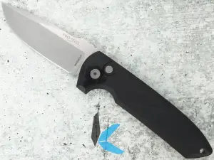 Protech LG3101 Rockeye Auto Solid Black Handle, SW Magnacut Blade