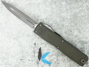 Microtech 1122-10APOD Ultratech ZBP D/E OD Green Apocalyptic Std