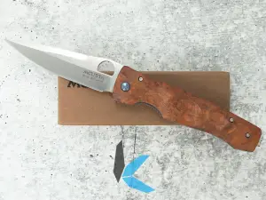 Used Mcusta MC-0124 Folding Pocket Knife with Box