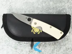 Used Spyderco C221GPWH Lil' Nilakka 1 of 1200 Made with Pouch