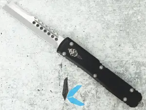 Used Microtech Ultratech Hellhound Razor no Box