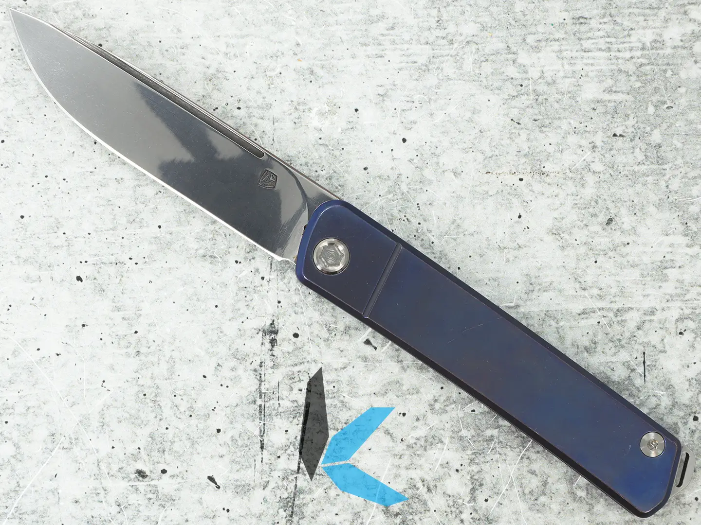 Used Medford MKT-5301 Gentleman Jack Slip Joint, Blue, S35VN Blade Steel with Box - Image 2