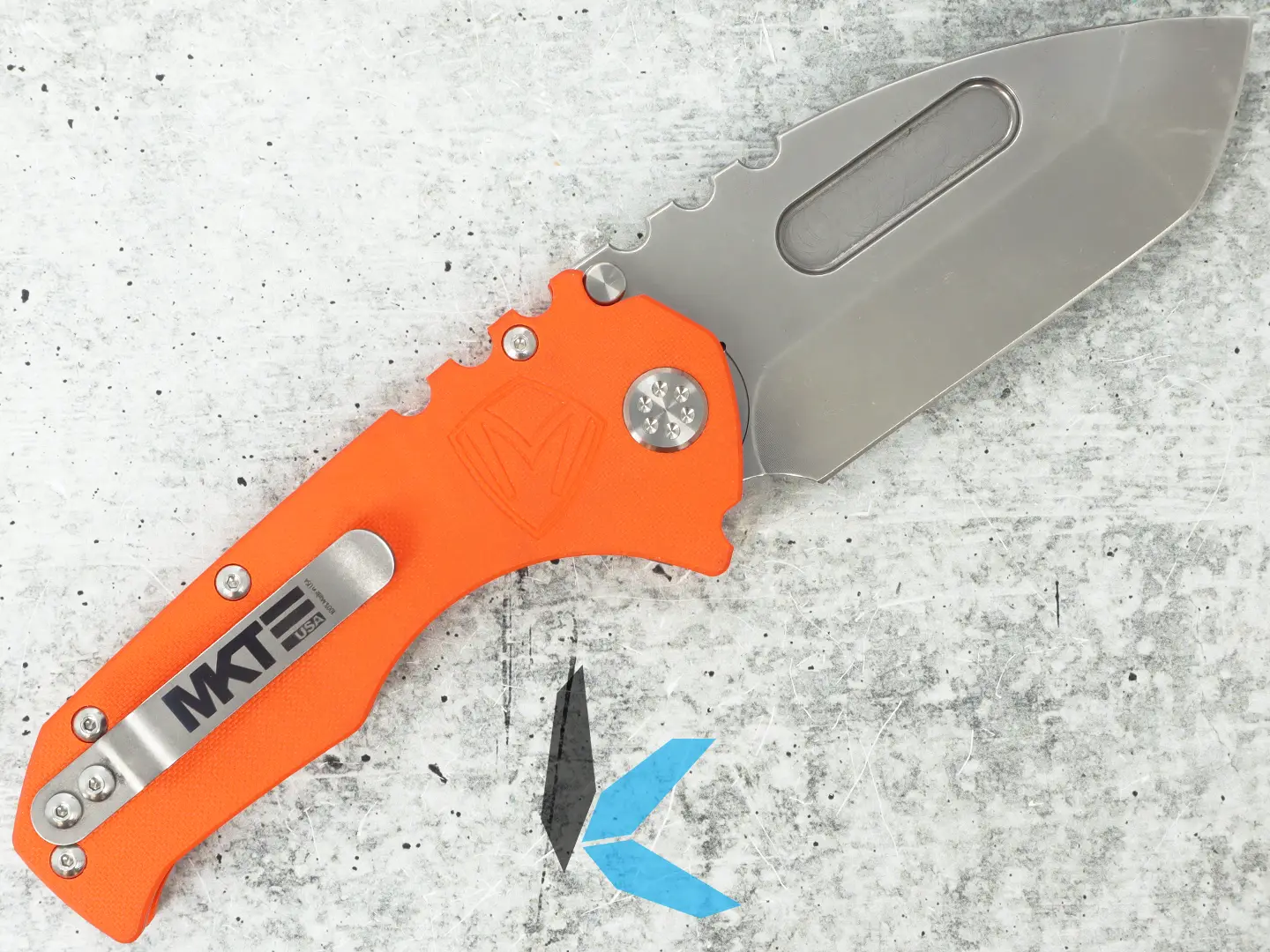 Used Medford MD30DTT11GG Scout Prae P, Hi-Vis Orange G10, D2 Tanto Blade with Box - Image 3