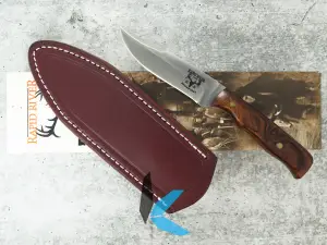 Used Rapid River Royal 7 Fixed Blade with Leather Sheath with Box "Perfect Condition"