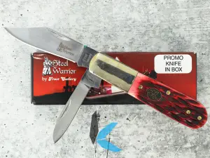 Used Frost Cutlery Steel Warrior Barlow SW-163RPB with Box