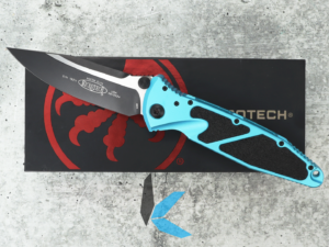 Used Microtech 160-1TQ Socom Elite S/E Turquoise Std