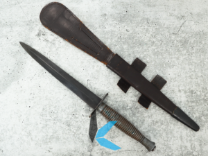 Used Military Stiletto with Sheath (32)