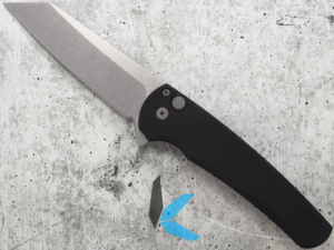 Protech 5401 Malibu Flipper Smooth Black Handle, Magnacut Blade