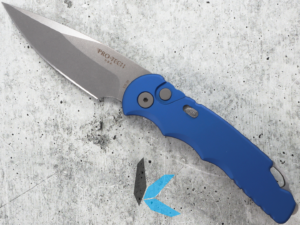 Protech T501-BLUE Tactical Response 5 Auto Blue Handle