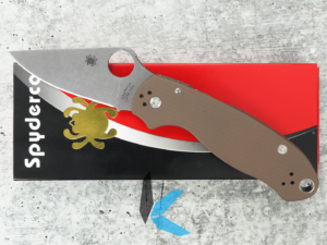 Used Spyderco C223GPBN15V Para 3 G10 Handle, 15V Blade Steel with Box