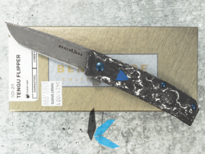 Used Benchmade 601-211 Tengu Flipper Gold Class with Box