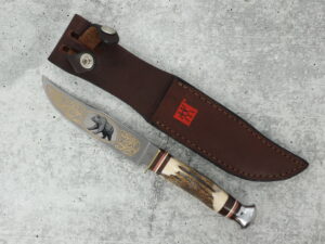 Pre-Owned Swilling HK501 Bear Genuine Stag Handle with org box